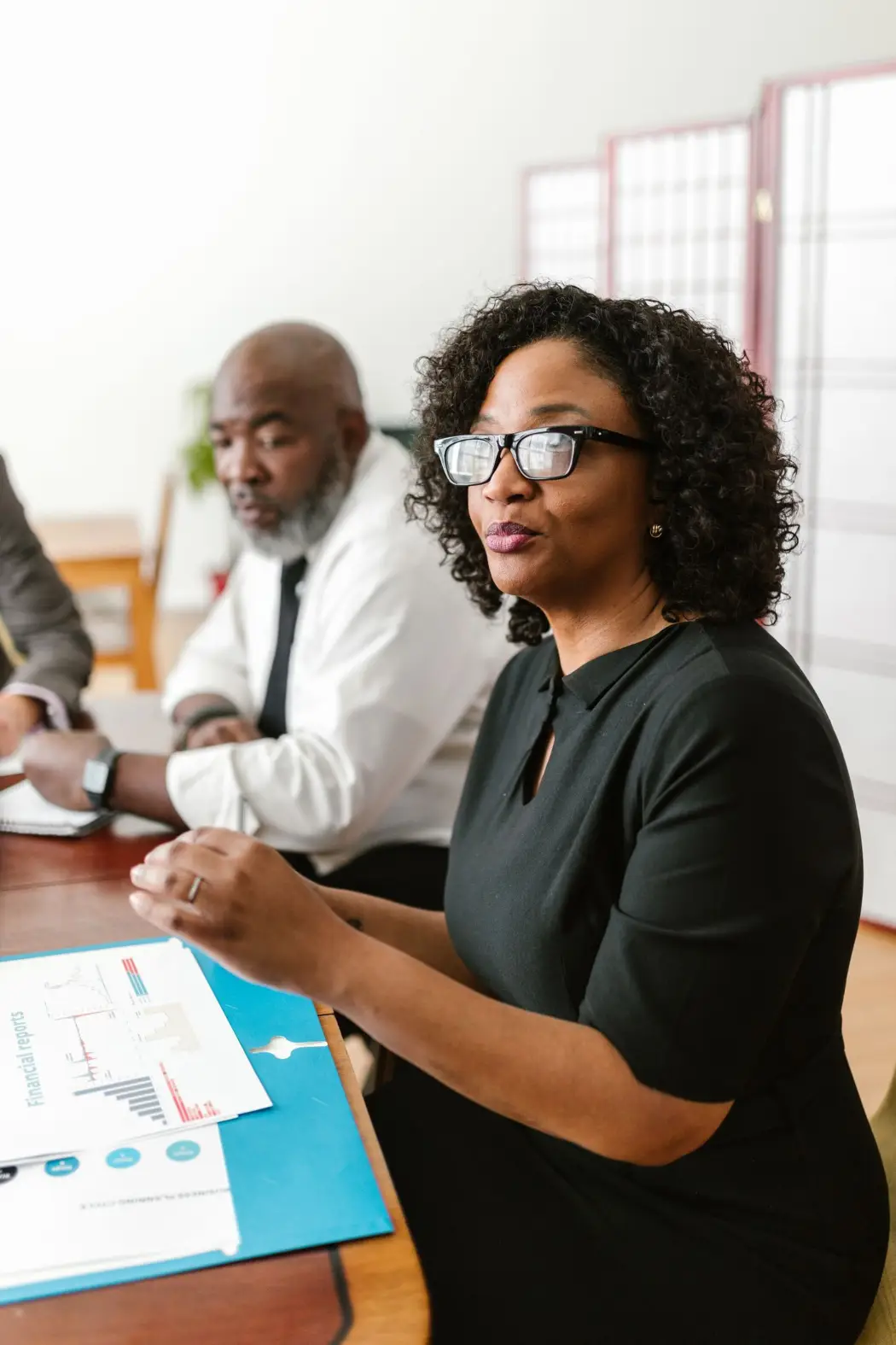 A small group taking part in a workplace session